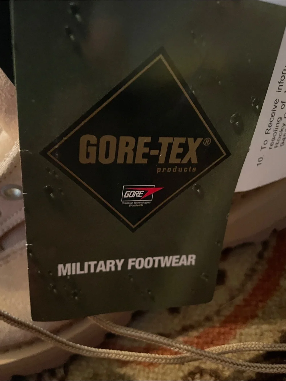 Army Combat Boots.